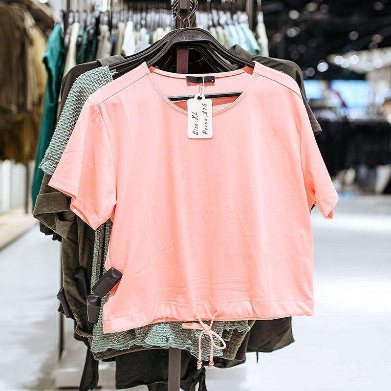 G2PLUS 500PCS Small Price Tags with String Attached, 1.8 X 1 in Clothing Size Label Coupon Tag, White Blank Marking Merchandise Tags for Product Jewelry Clothing Tag, Store Sale Supplies - Image 4